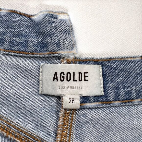 AGOLDE Criss Cross Straight Jeans in Dimension Size 28 - Picture 6 of 13